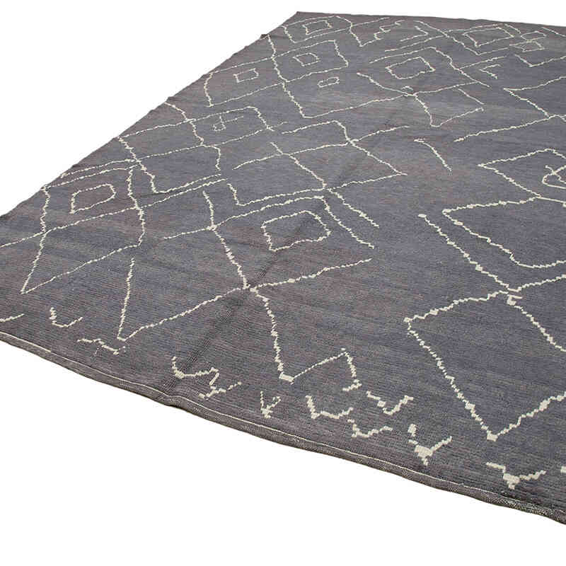 New Moroccan Style Hand-Knotted Tulu Rug - 8'  x 11' 11" (96" x 143") - K0056938