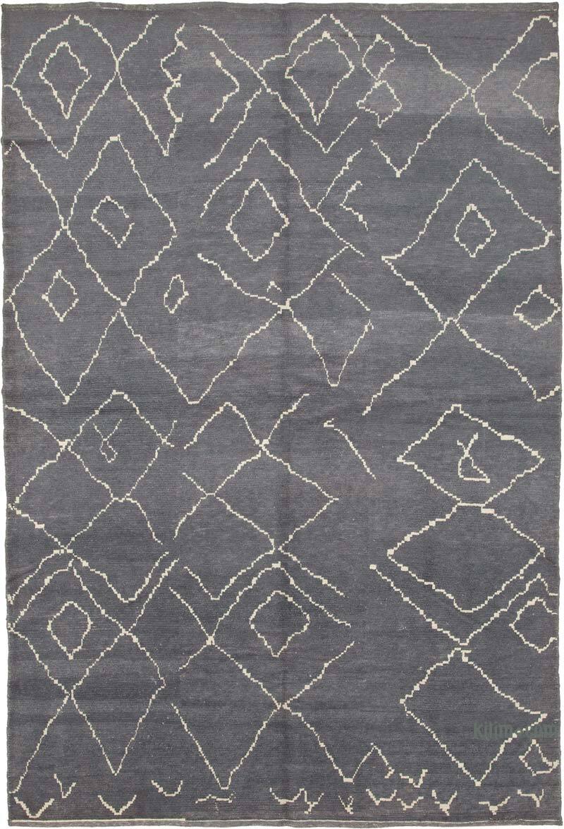 New Moroccan Style Hand-Knotted Tulu Rug - 8'  x 11' 11" (96" x 143") - K0056938