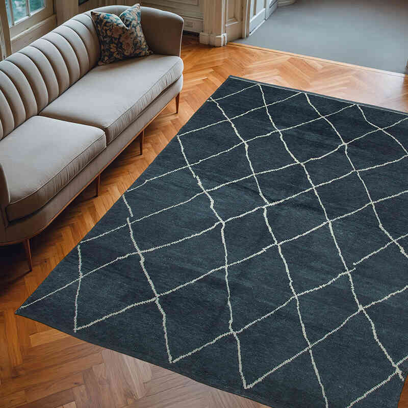 Yeni Fas Stili El Dokuma Tulu - 233 cm x 306 cm - K0056946