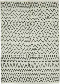New Moroccan Style Hand-Knotted Tulu Rug - 7' 4" x 10' 6" (88" x 126")