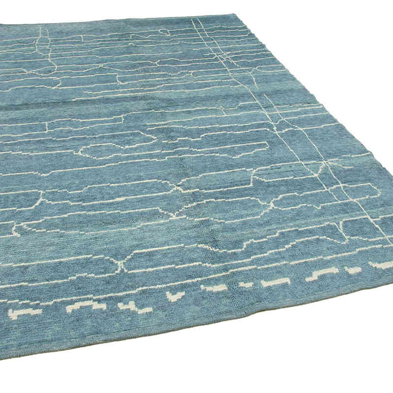 New Moroccan Style Hand-Knotted Tulu Rug - 6' 2" x 8' 10" (74" x 106") - K0056966