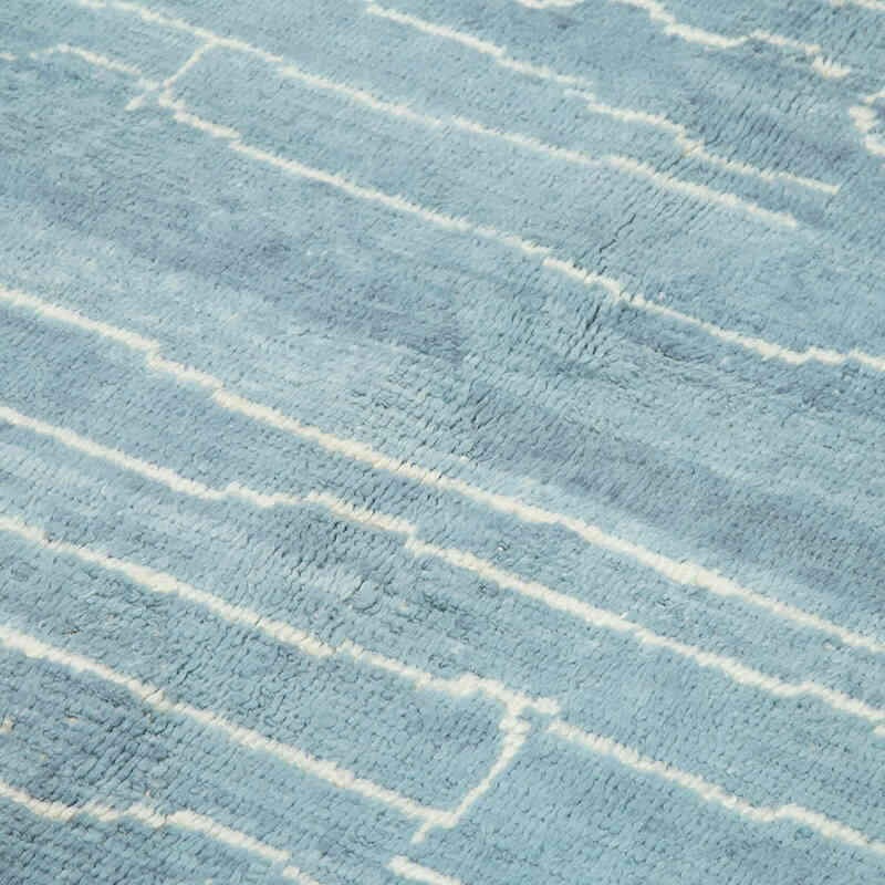New Moroccan Style Hand-Knotted Tulu Rug - 6' 2" x 8' 10" (74" x 106") - K0056966