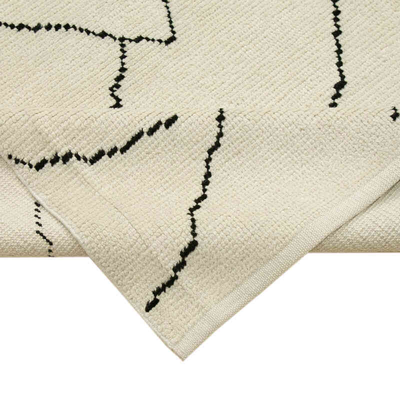 New Moroccan Style Hand-Knotted Tulu Rug - 8' 11" x 12' 8" (107" x 152") - K0056968