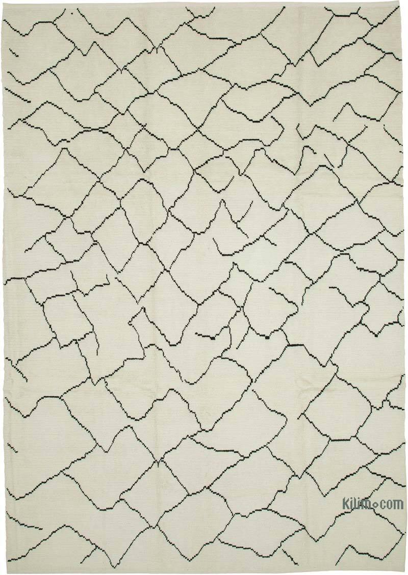 New Moroccan Style Hand-Knotted Tulu Rug - 8' 11" x 12' 8" (107" x 152") - K0056968