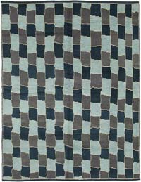 New Hand-Knotted Rug - 7' 11" x 10' 1" (95" x 121")