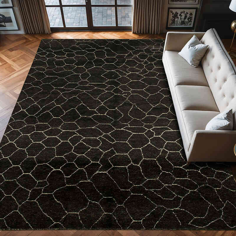 New Hand-Knotted Rug - 9'  x 12' 3" (108" x 147") - K0057004