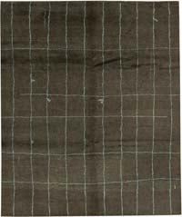 New Moroccan Style Hand-Knotted Tulu Rug - 8' 2" x 9' 10" (98" x 118")