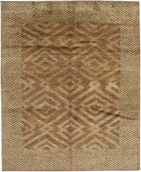 New Hand-Knotted Rug - 8' 3" x 10'  (99" x 120")