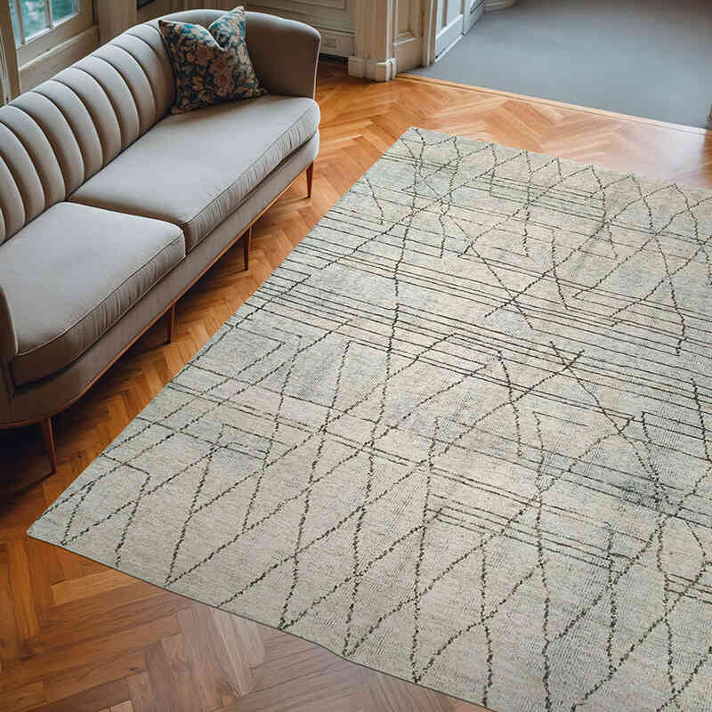 New Hand-Knotted Rug - 8'  x 9' 10" (96" x 118") - K0057037