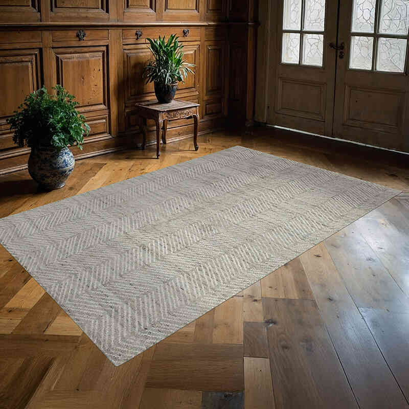 Nueva Alfombra Anudada a Mano - 155 cm x 246 cm - K0057062