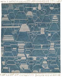 New Moroccan Style Hand-Knotted Tulu Rug - 8' 6" x 10'  (102" x 120")