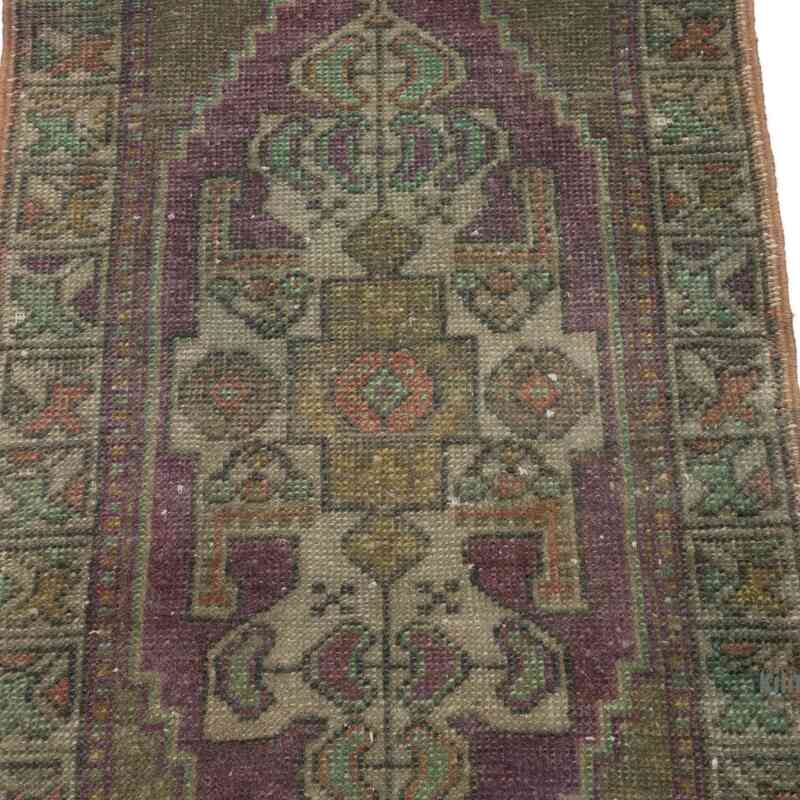 Vintage Turkish Hand-Knotted Rug - 1' 9" x 3' 4" (21 in. x 40 in.) - K0057134