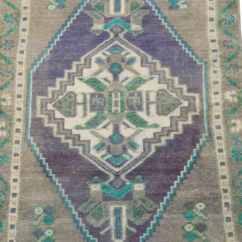 Vintage Turkish Hand-Knotted Rug - 1' 10" x 3' 1" (22" x 37") - K0057139