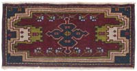 El Dokuma Vintage Halı - 81 cm x 39 cm