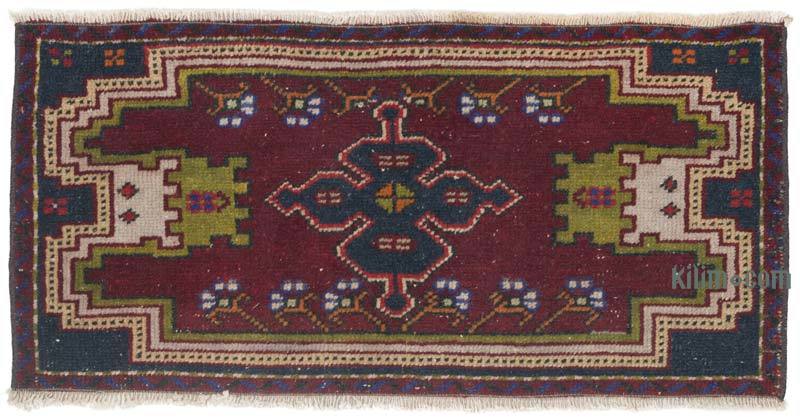 Vintage Turkish Hand-Knotted Rug - 1' 3" x 2' 8" (15 in. x 32 in.) - K0057143