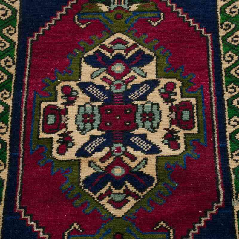 Alfombra Vintage Turca Anudada a Mano - 48 cm x 85 cm - K0057152