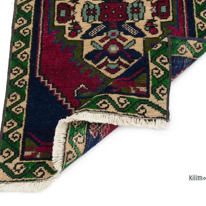 Alfombra Vintage Turca Anudada a Mano - 48 cm x 85 cm - K0057152