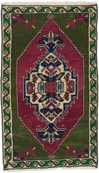 El Dokuma Vintage Halı - 50 cm x 84 cm