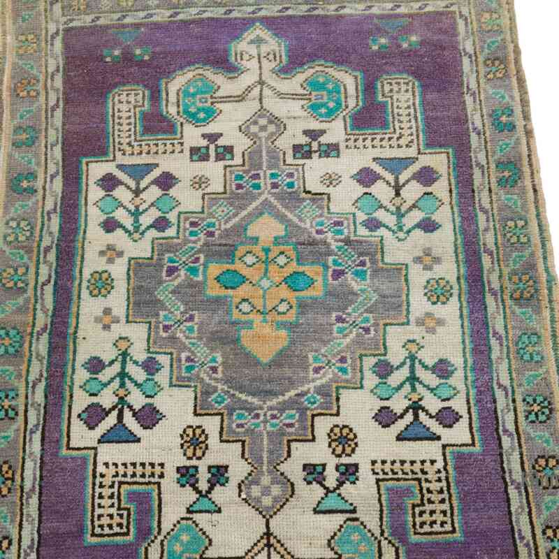 Vintage Turkish Hand-Knotted Rug - 1' 9" x 3' 3" (21 in. x 39 in.) - K0057166