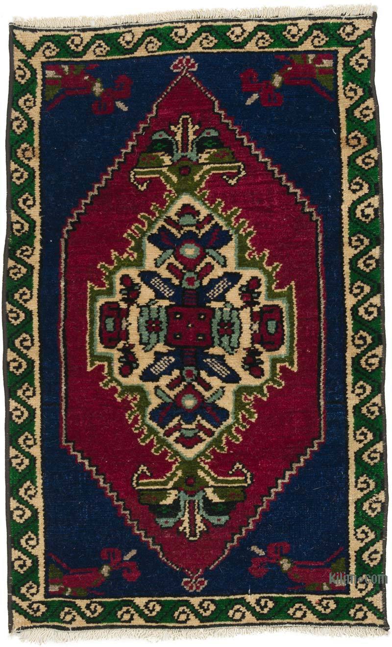 Alfombra Vintage Turca Anudada a Mano - 50 cm x 80 cm - K0057167