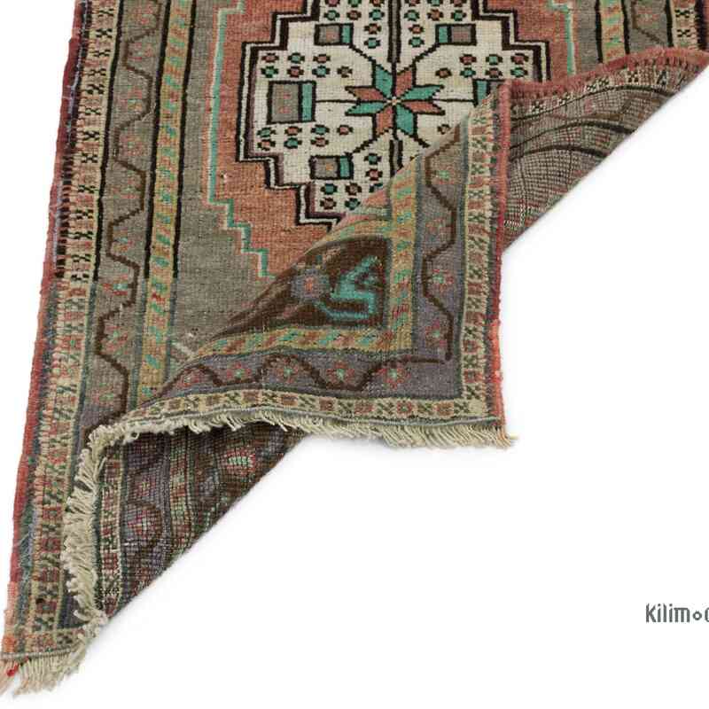 Alfombra Vintage Turca Anudada a Mano - 55 cm x 100 cm - K0057178