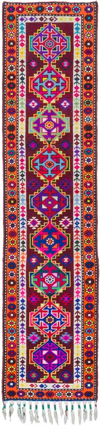 Vintage Anadolu Yolluk - 82 cm x 338 cm