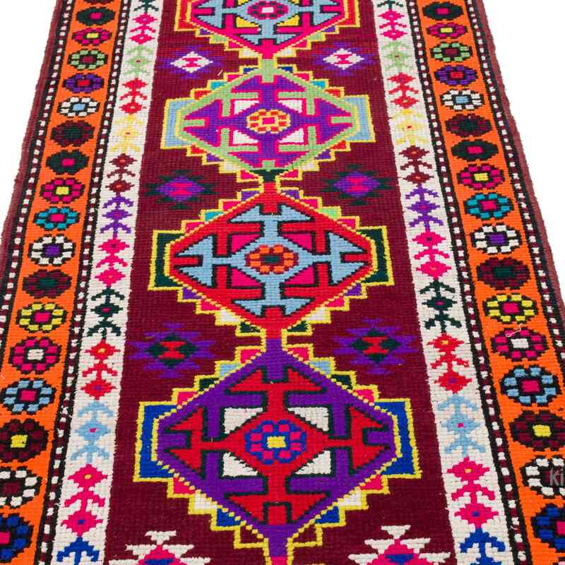 Vintage Tribal Runner Rug - 2' 8" x 11' 1" (32" x 133") - K0057199