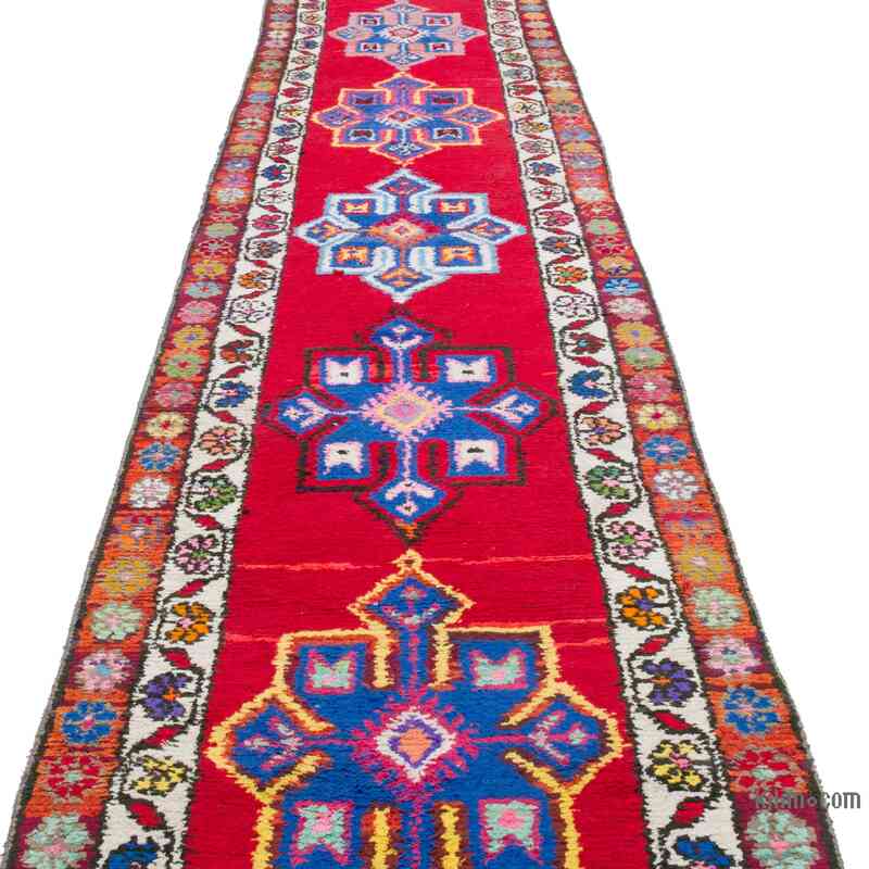 Alfombra Vintage de pasillo - 84 cm x 380 cm - K0057205