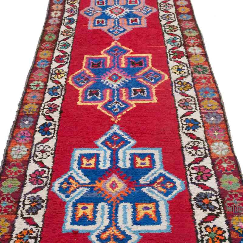 Alfombra Vintage de pasillo - 84 cm x 380 cm - K0057205