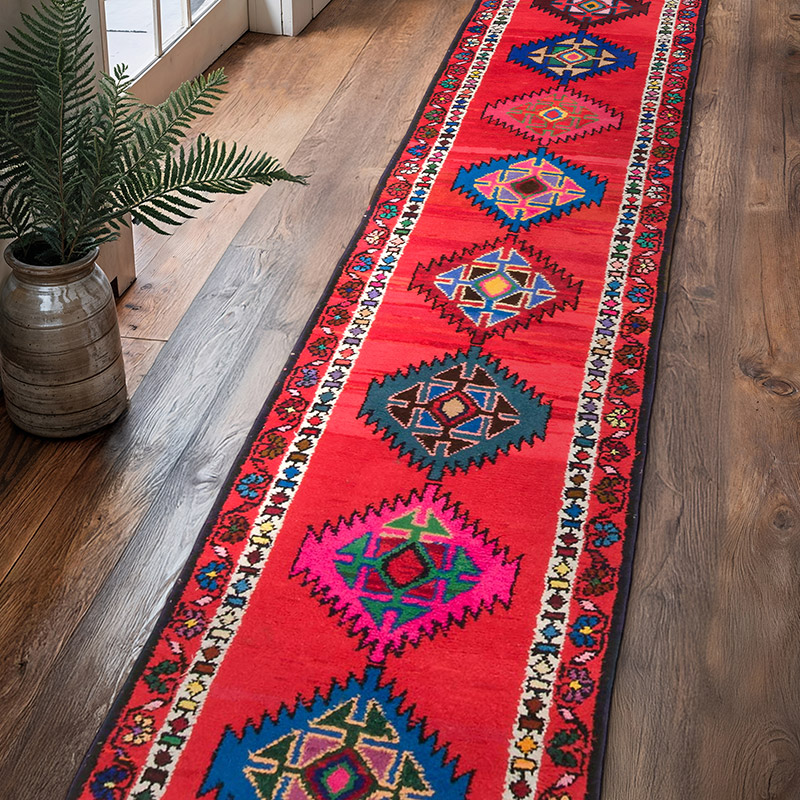 Vintage Anadolu Yolluk - 87 cm x 409 cm - K0057227
