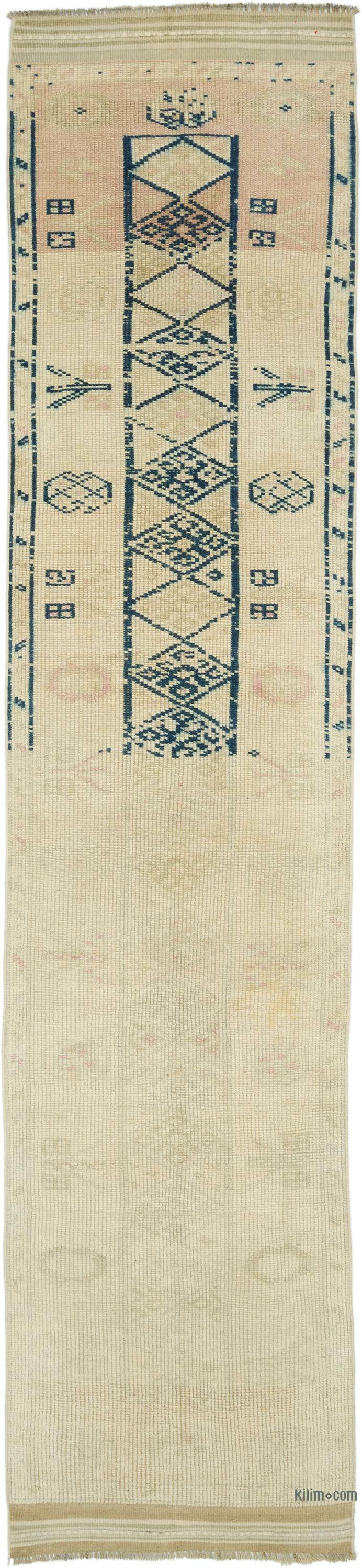 Vintage Tribal Runner Rug - 2' 10" x 12' 4" (34" x 148") - K0057252