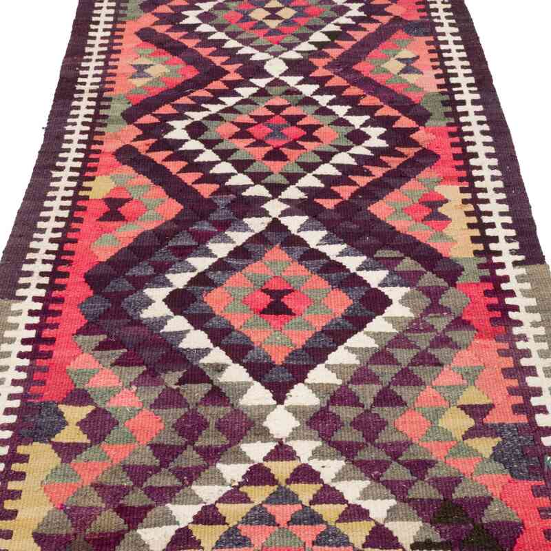 Vintage Tribal Kilim Runner - 3'  x 10' 10" (36" x 130") - K0057260