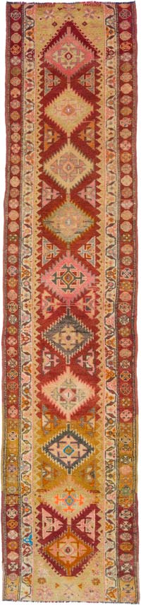 Alfombra Vintage de pasillo - 80 cm x 360 cm