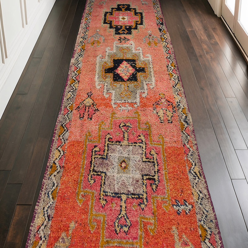 Vintage Anadolu Yolluk - 114 cm x 348 cm - K0057265