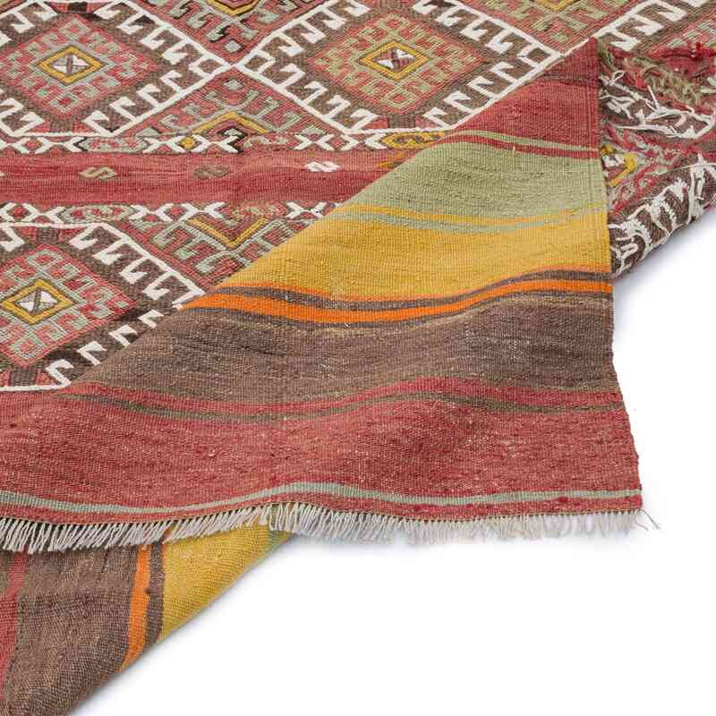 Vintage Sivas Kilim Rug - 4' 4" x 4' 10" (52" x 58") - K0057278