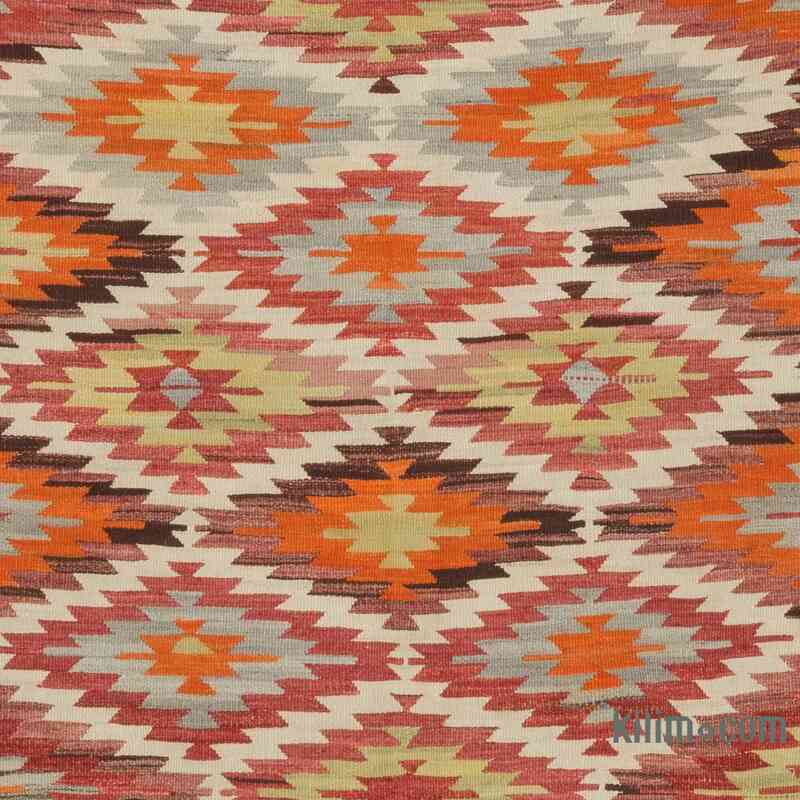 Multicolor Alfombra Vintage Afyon Kilim - 144 cm x 298 cm - K0057282