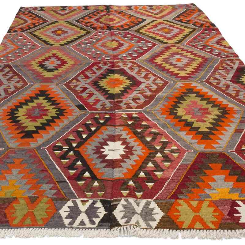 Çok Renkli Aydın Kilimi - 170 cm x 285 cm - K0057290