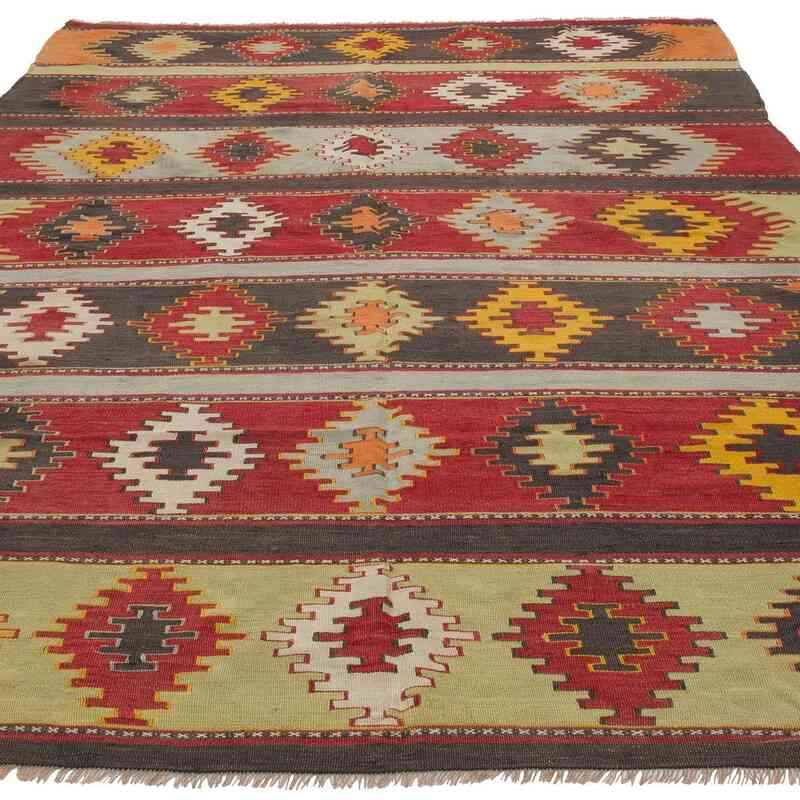 Multicolor Sivas Kilim Vintage - 180 cm x 256 cm - K0057304