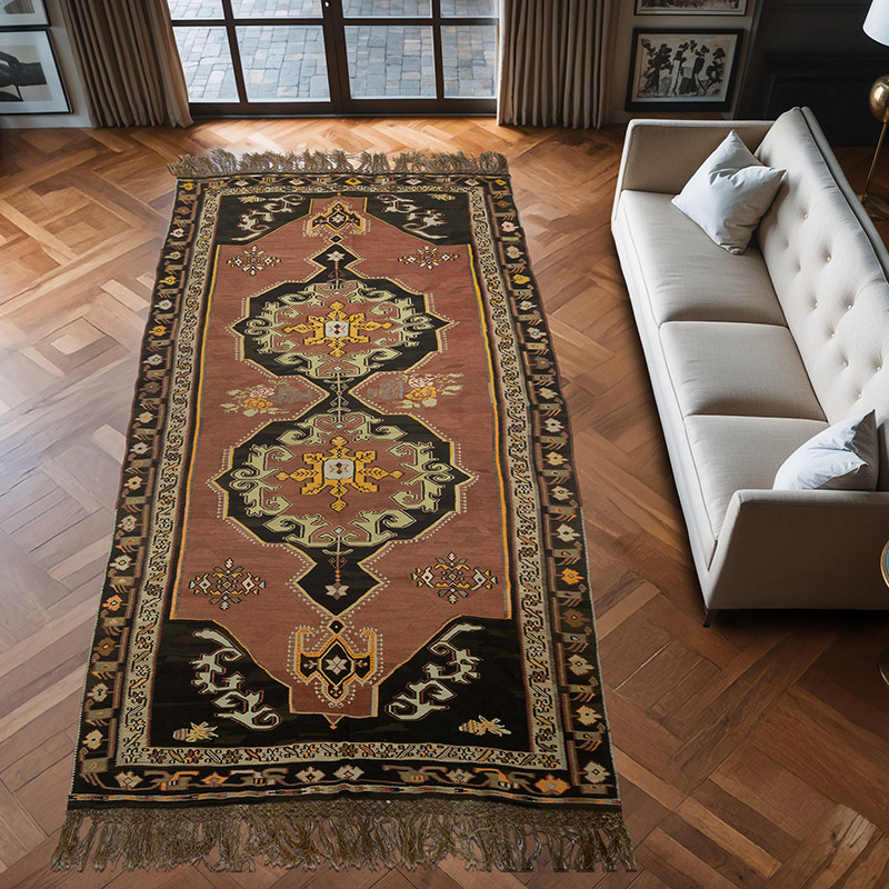 Alfombra Kars Kilim Vintage - 196 cm x 400 cm - K0057305