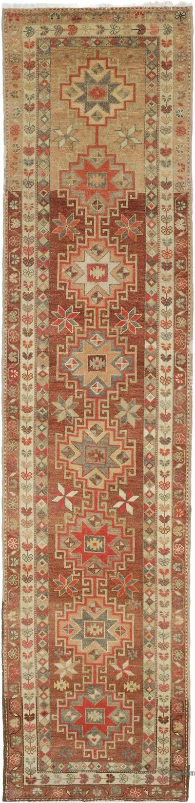 Alfombra Vintage de pasillo - 86 cm x 354 cm