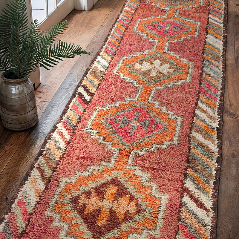 Vintage Anadolu Yolluk - 89 cm x 307 cm - K0057370