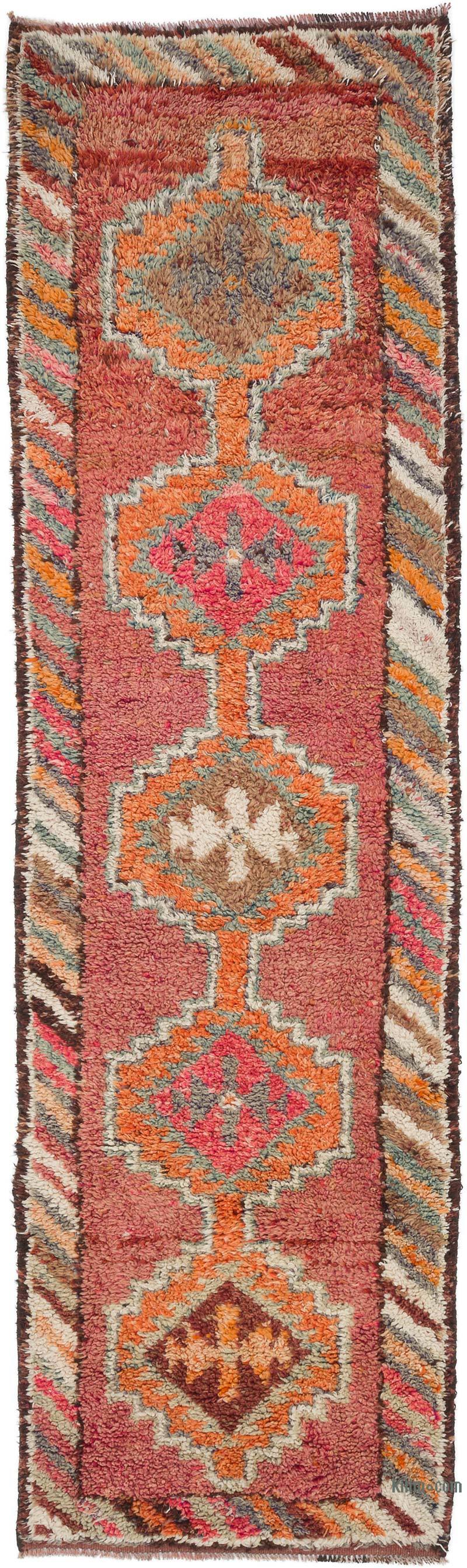 Vintage Anadolu Yolluk - 89 cm x 307 cm - K0057370