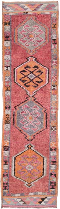 Alfombra Vintage de pasillo - 95 cm x 342 cm