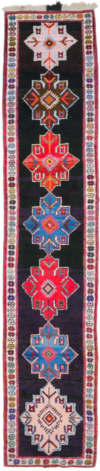 Vintage Tribal Runner Rug - 2' 9" x 13' 2" (33" x 158")