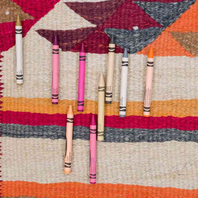 Vintage Anadolu Kilim Yolluk - 88 cm x 327 cm - K0057439