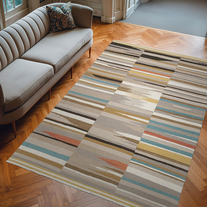 Nueva Alfombra Turca Kilim - 201 cm x 300 cm - K0057441