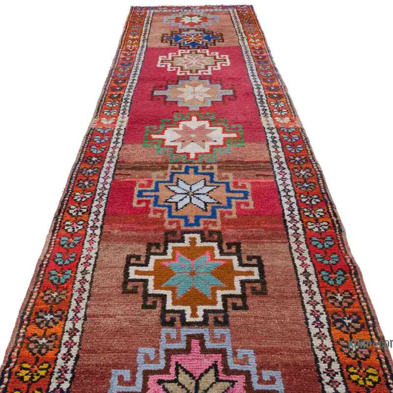 Alfombra Vintage de pasillo - 95 cm x 388 cm - K0057448
