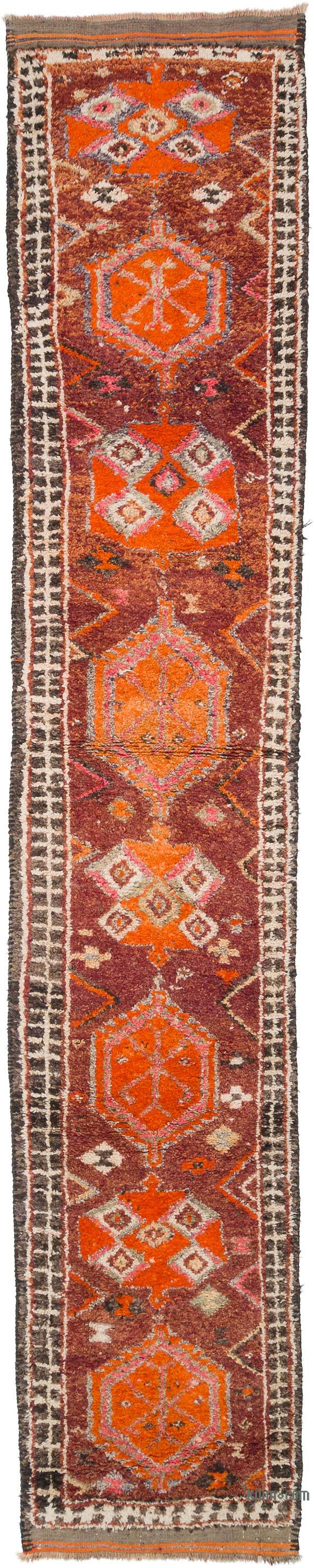 Vintage Tribal Runner Rug - 2' 11" x 14' 5" (35" x 173") - K0057449