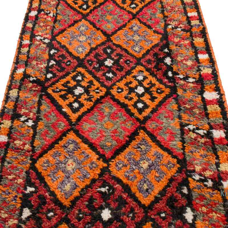 Vintage Tribal Runner Rug - 2' 9" x 12' 9" (33" x 153") - K0057452