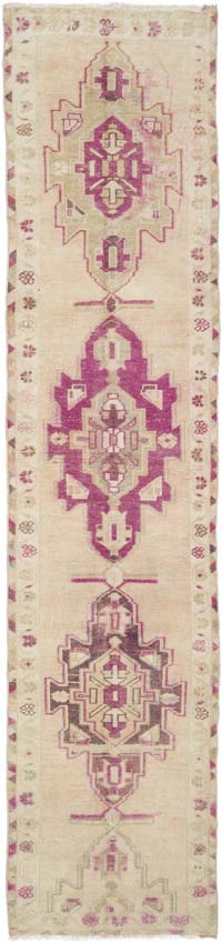Vintage Tribal Runner Rug - 2' 10" x 12' 2" (34" x 146")